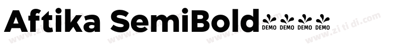 Aftika SemiBold字体转换